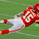 So, um, this Mahomes pass wound up being ridiculously accurate.